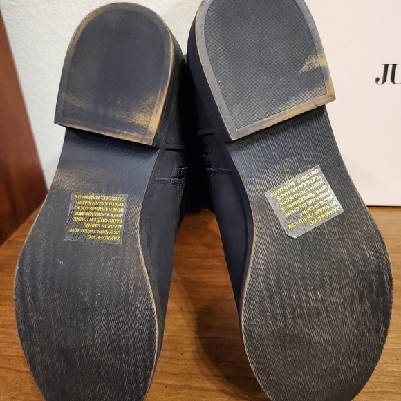 Justfab Mid-calf Sweater Cuff Boots - Picture 7 of 8